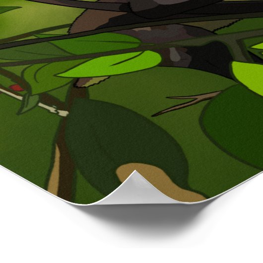 Dinosaur Poster - Thalassodromeus Toucan (Hoek)