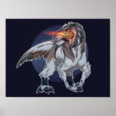 Dinosaur Pplay Tennis Poster (Voorkant)