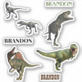 Dinosaur Predators Tyrannosaurs Raptor Sticker (Voorkant)
