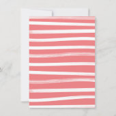 Dinosaur Preggosaurus Baby shower Girl Kaart (Achterkant)