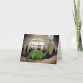Dinosaur Prehistc Boys Birthday Bedankkaart (Voorkant)