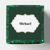 Dinosaur prehistorisch oerwoud vuur vlammen jongen bedankdoosjes (Bovenkant)