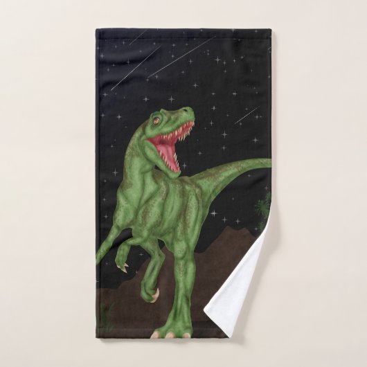 Dinosaur - Prehistorische nacht Bad Handdoek (Handdoek)