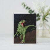 Dinosaur - Prehistorische nacht Briefkaart (Staand voorkant)