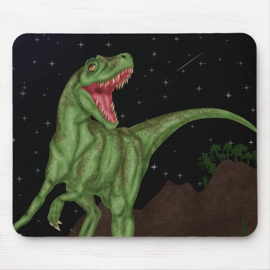 Dinosaur - Prehistorische nacht Muismat (Voorkant)