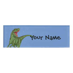 Dinosaur - Prehistorische nacht Naambadge