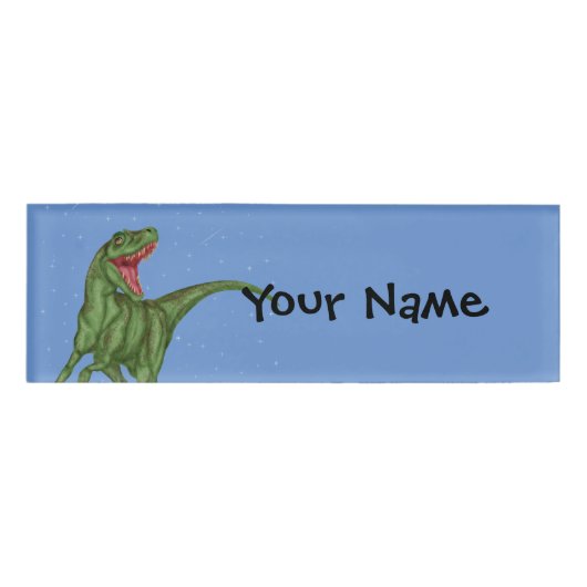 Dinosaur - Prehistorische nacht Naambadge (Voorkant)