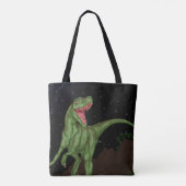 Dinosaur - Prehistorische Nacht Tote Bag (Achterkant)