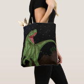 Dinosaur - Prehistorische Nacht Tote Bag (Dichtbij)