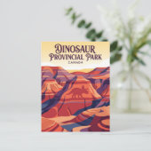 Dinosaur Provincial Park Canada Briefkaart (Staand voorkant)