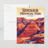 Dinosaur Provincial Park Canada Briefkaart (Voorkant / Achterkant)
