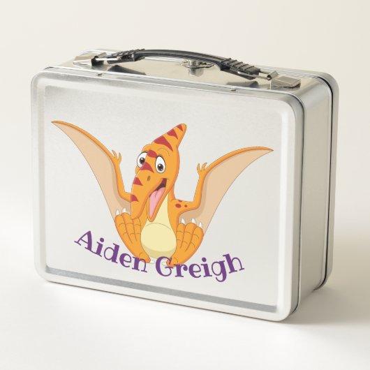 Dinosaur Pterodactyl Kinder Lunchbox (Achterkant)