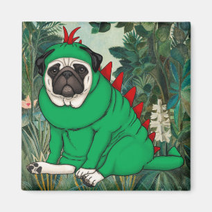 Dinosaur Pug Magneet