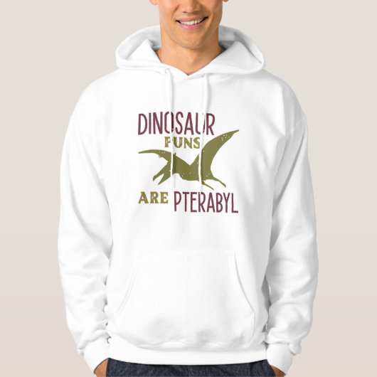 Dinosaur Puns zijn terabyl Hoodie (Voorkant)