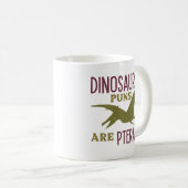 Dinosaur Puns zijn terabyl Koffiemok (Voorkant rechts)
