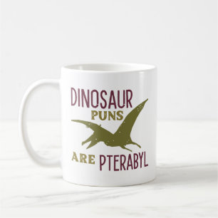Dinosaur Puns zijn terabyl Koffiemok