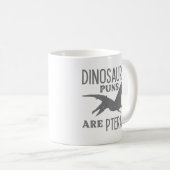 Dinosaur Puns zijn terabyl Koffiemok (Voorkant rechts)