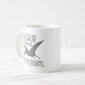 Dinosaur Puns zijn terabyl Koffiemok (Voorkant links)