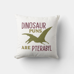 Dinosaur Puns zijn terabyl Kussen