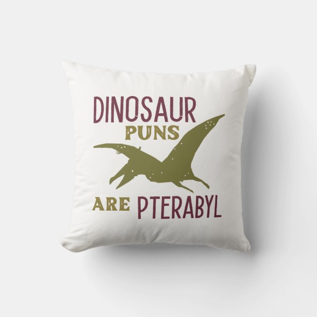 Dinosaur Puns zijn terabyl Kussen (Voorkant)