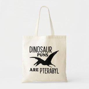 Dinosaur Puns zijn terabyl Tote Bag