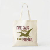 Dinosaur Puns zijn terabyl Tote Bag (Voorkant)