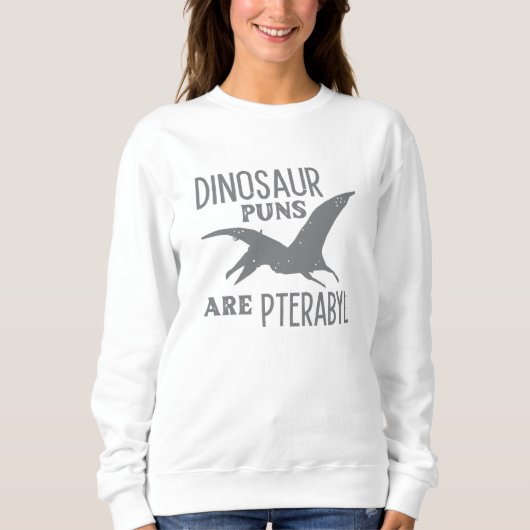 Dinosaur Puns zijn terabyl Trui (Voorkant)