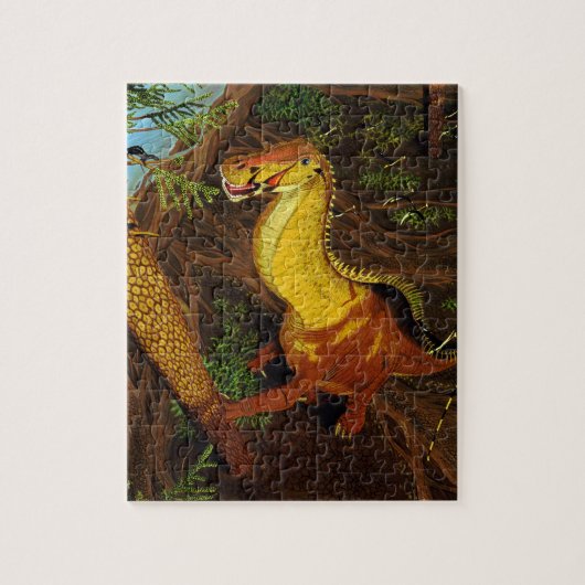 Dinosaur Puzzle Brontosaurus Gregory Paul Legpuzzel (Verticaal)