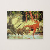 Dinosaur Puzzle Gorgosaur Styracosaur Gregory Paul Legpuzzel (Horizontaal)