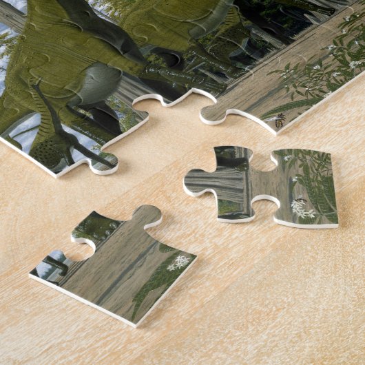 Dinosaur Puzzle Pleurocoelus Astrodon Gregory Paul Legpuzzel (Zijkant)