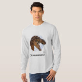 Dinosaur Raglan Tyrannosaurus Portrait Greg Paul T-shirt (Voorkant volledig)