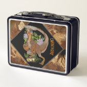 Dinosaur Raptor Oerwoud Art (Achterkant)