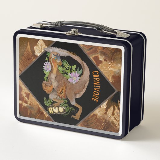 Dinosaur Raptor Oerwoud Art (Voorkant)