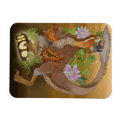 Dinosaur Raptor Oerwoud Art Magneet (Horizontaal)
