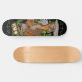 Dinosaur Raptor Oerwoud Art Persoonlijk Skateboard (Horizontaal)