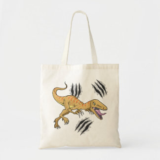 Dinosaur Raptor Ripping Claw Bag Tote Bag