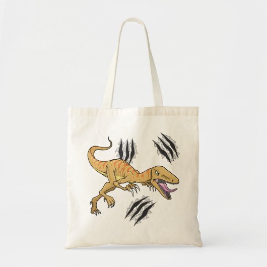 Dinosaur Raptor Ripping Claw Bag Tote Bag (Voorkant)