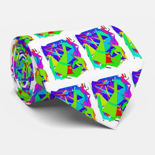 Dinosaur Rave Stropdas (Opgerold)