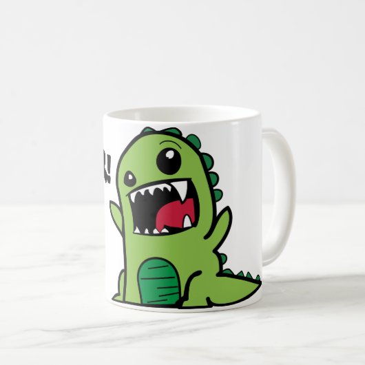 Dinosaur Rawr Koffiemok (Voorkant rechts)