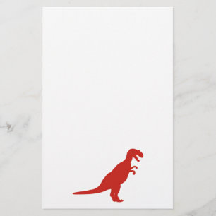 Dinosaur Red Briefpapier