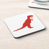 Dinosaur Red Onderzetter (Linkerzijde)