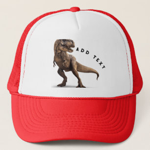 Dinosaur Reptiles Afbeelding Voeg tekst bedrukt su Trucker Pet