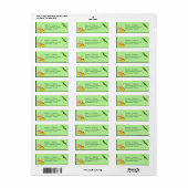 Dinosaur Return Address Label (Full Sheet)