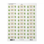 Dinosaur Return Address Labels Dinosaur Party (Full Sheet)