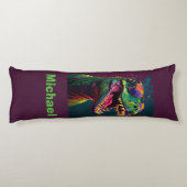 Dinosaur Rex Cool Kinder Body Pillow Lichaamskussen (Achterkant)