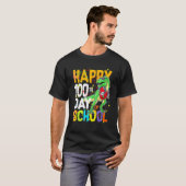 Dinosaur Rex Happy 100th Day Of School Dino Kids 1 T-shirt (Voorkant volledig)