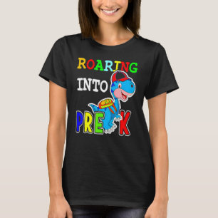 Dinosaur Rex pre-k Cute gaat terug naar schoolprek T-shirt