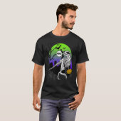 Dinosaur Rex Skeleton Scary  Halloween Boys T-shirt (Voorkant volledig)