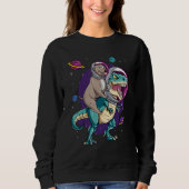 Dinosaur Rex Space Planets Sparkles Trui (Voorkant)