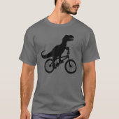 Dinosaur Riding Bike | Cute Bike-Dino Lovers T-shi T-shirt (Voorkant)